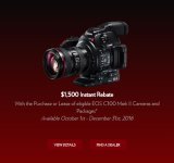 $1500 Instant Rebate Canon C100 Mark II Body and Kits Texas Media Systems.JPG $1500 Instant Rebate Canon C100 Mark II Body and Kits Texas Media Systems.JPG
