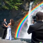 Click image for larger version Name: DALL·E 2022-09-29 00.49.22 - photorealistic image of a handsome young wedding videographer taking a beautiful shot of a gorgeous bride and groom posing in front of a waterfall und.jpg Views: 0 Size: 94.2 KB ID: 5695125 Click image for larger version Name: DALL·E 2022-09-29 00.49.22 - photorealistic image of a handsome young wedding videographer taking a beautiful shot of a gorgeous bride and groom posing in front of a waterfall und.jpg Views: 0 Size: 94.2 KB ID: 5695125