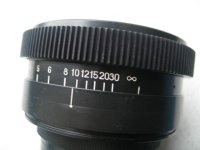 Anam lens F = 75 #810062 - focus scale.JPG