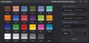 Aputure COB120d Color Checker Match Values.JPG Aputure COB120d Color Checker Match Values.JPG
